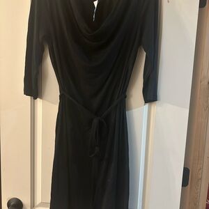 Banana Republic Black Long Sleeve Dress
